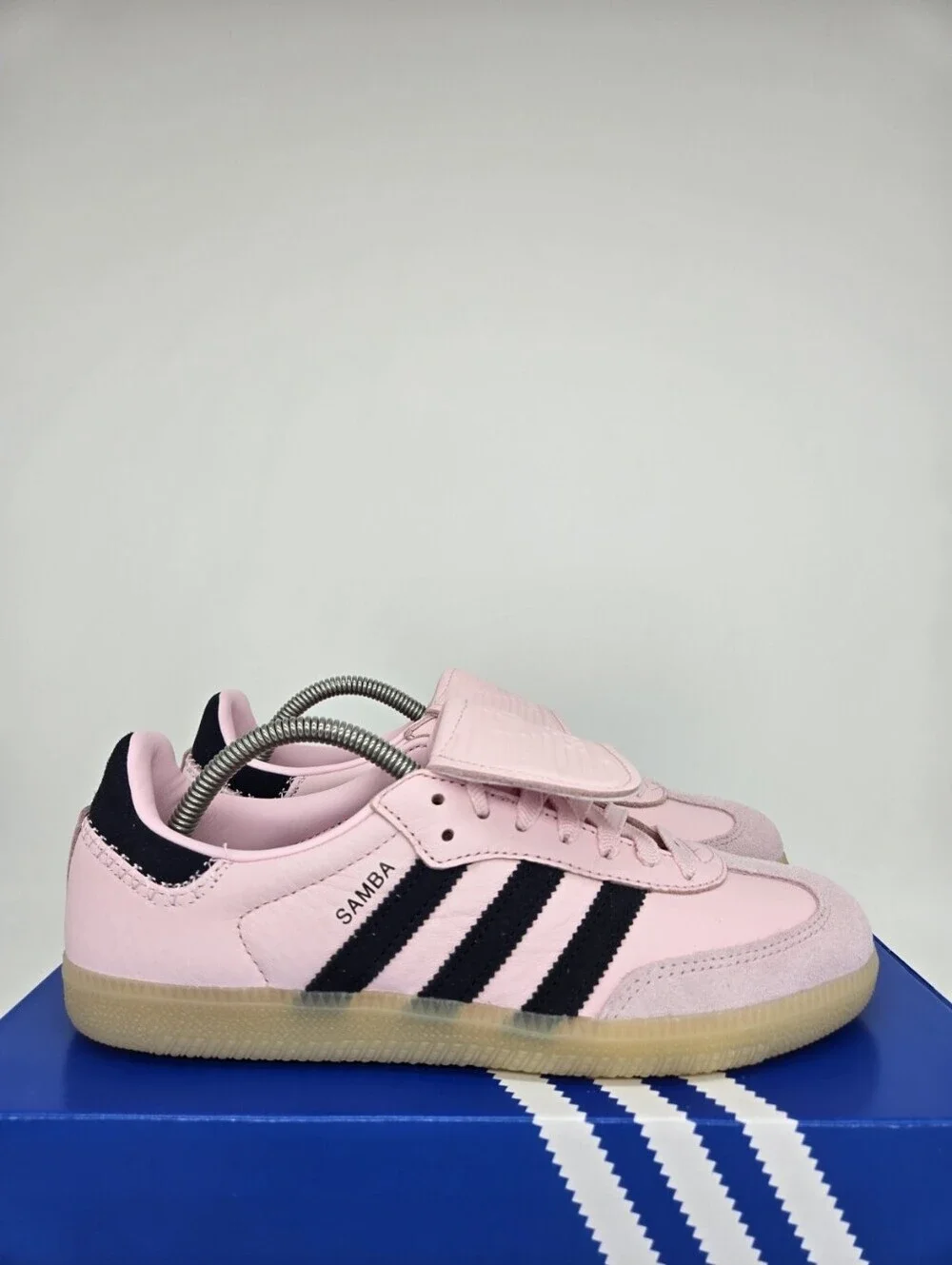 adidas Women's Samba LT Clear Pink Legend Ink JP6808 Shoes Size 7.5
